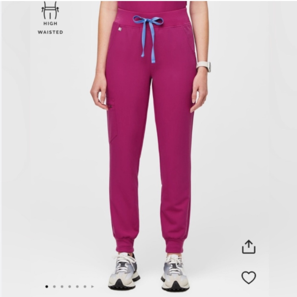High Waisted Zamora Jogger Scrub Pants
